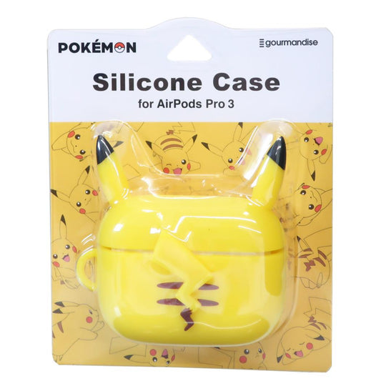 ポケットモンスター イヤホンケース AirPods Pro 3 対応 シリコンケース ピカチュウ ポケモン グルマンディーズ