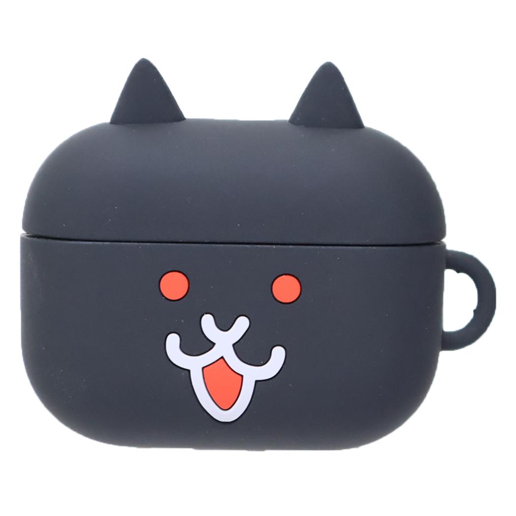 AirPods Pro 第2世代 対応 シリコンケース エアーポッズプロケース にゃんこ大戦争 殺意のネコ グルマンディーズ イヤホンケース