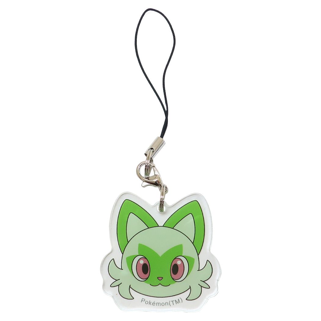 モバイルアクリルストラップ キーホルダー ポケットモンスター ニャオハ ポケモン グルマンディーズ ポケモン Pokemon メール便可