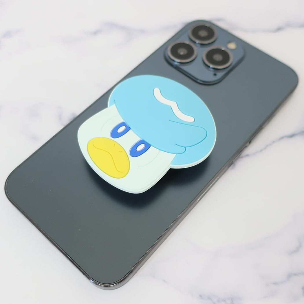 ダイカットソフトPOCOPOCO スマホリング ポケットモンスター クワッス ポケモン グルマンディーズ スマホグリップ アクセサリー ポップソケッツ メール便可