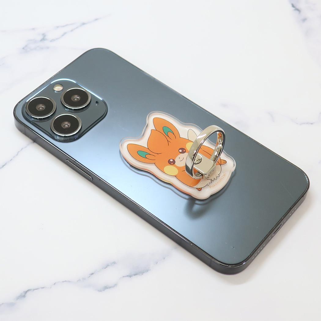 ダイカットマルチリング スマホリング ポケットモンスター パモ ポケモン グルマンディーズ スマホ かわいい スマホリング メール便可