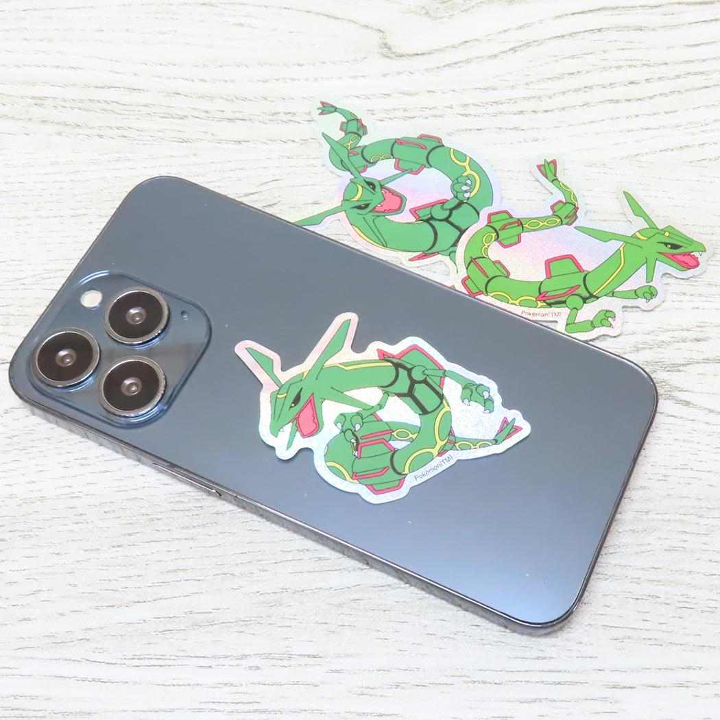 モバイルステッカー ダイカットシール ポケットモンスター レックウザ ポケモン グルマンディーズ デコシール デコステッカー メール便可