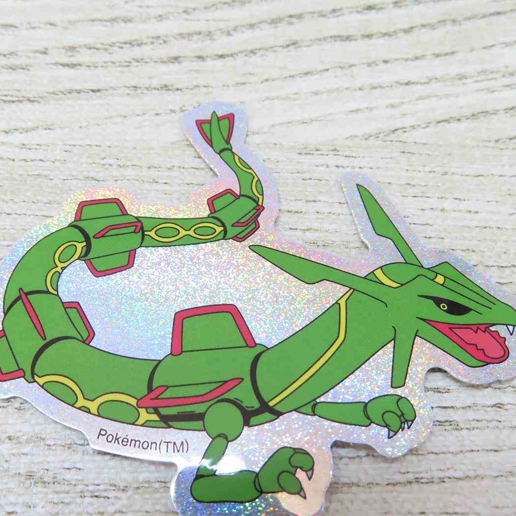 モバイルステッカー ダイカットシール ポケットモンスター レックウザ ポケモン グルマンディーズ デコシール デコステッカー メール便可