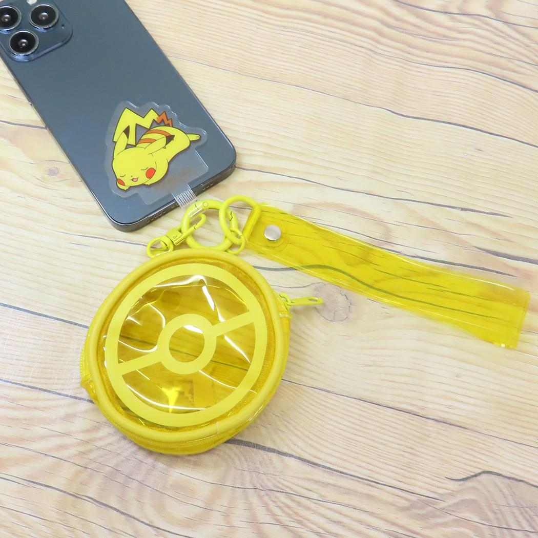 マルチリングプラス ハントドストラップ＆ポーチ付 スマホアクセ ポケットモンスター ピカチュウ ポケモン グルマンディーズ 携帯ストラップ メール便可