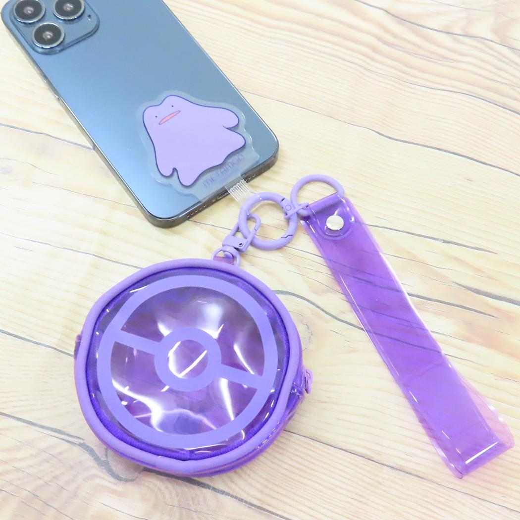マルチリングプラス ハントドストラップ＆ポーチ付 スマホアクセ ポケットモンスター メタモン ポケモン グルマンディーズ 携帯ストラップ メール便可
