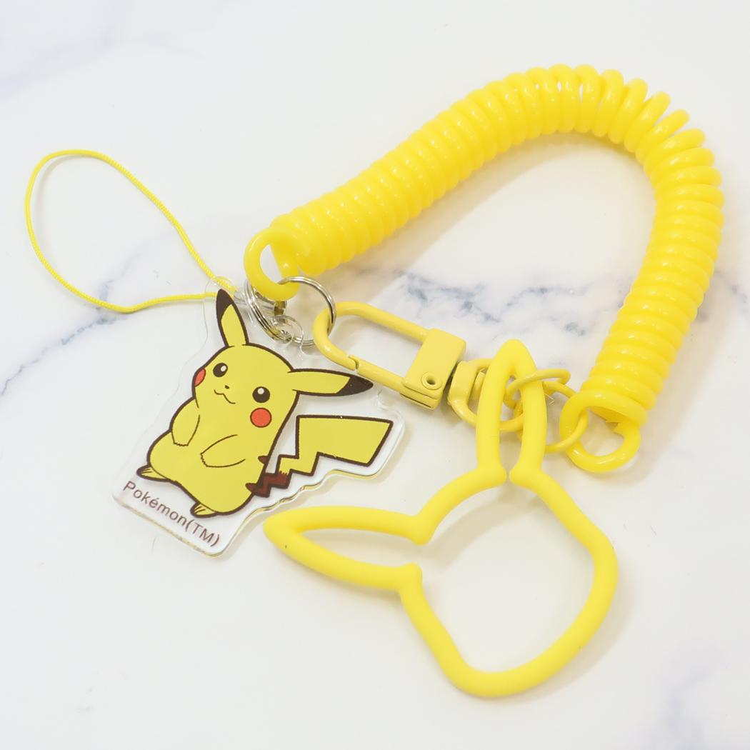 マルチコイルストラップ スマホアクセ ポケットモンスター ピカチュウ ポケモン グルマンディーズ 携帯ストラップ メール便可