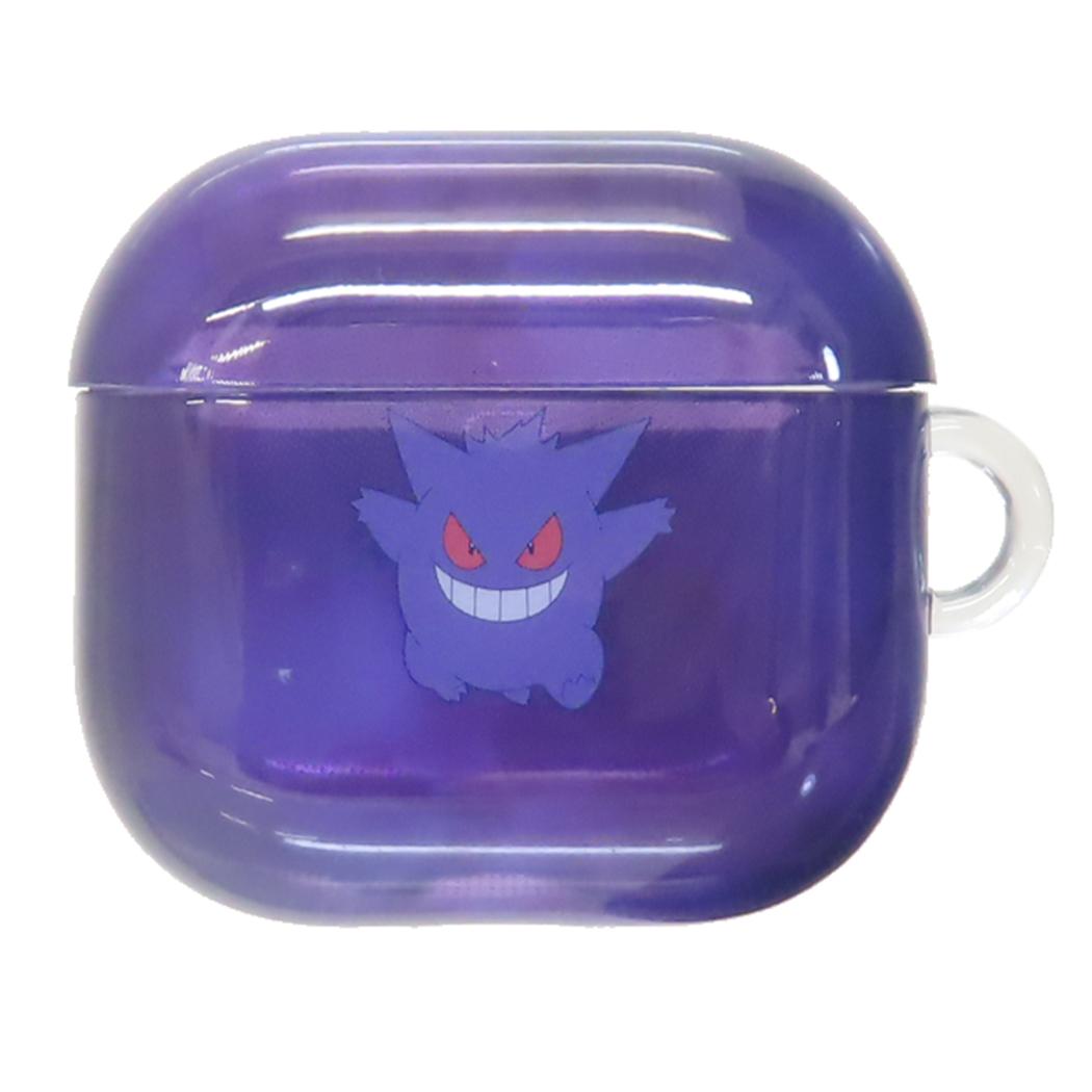 AirPods 4 対応 ソフトケース エアーポッズケース ポケットモンスター ゲンガー ポケモン グルマンディーズ イヤホンケース