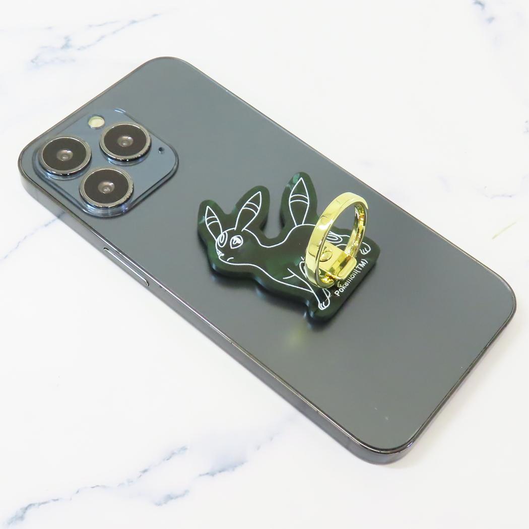 ダイカットマルチリング スマホリング ポケットモンスター ブラッキー ポケモン グルマンディーズ かわいい スマホアクセ メール便可