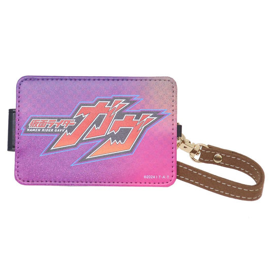 ICカードケース パスケース 仮面ライダーガヴ ロゴ 特撮ヒーロー グルマンディーズ 定期入れ メール便可