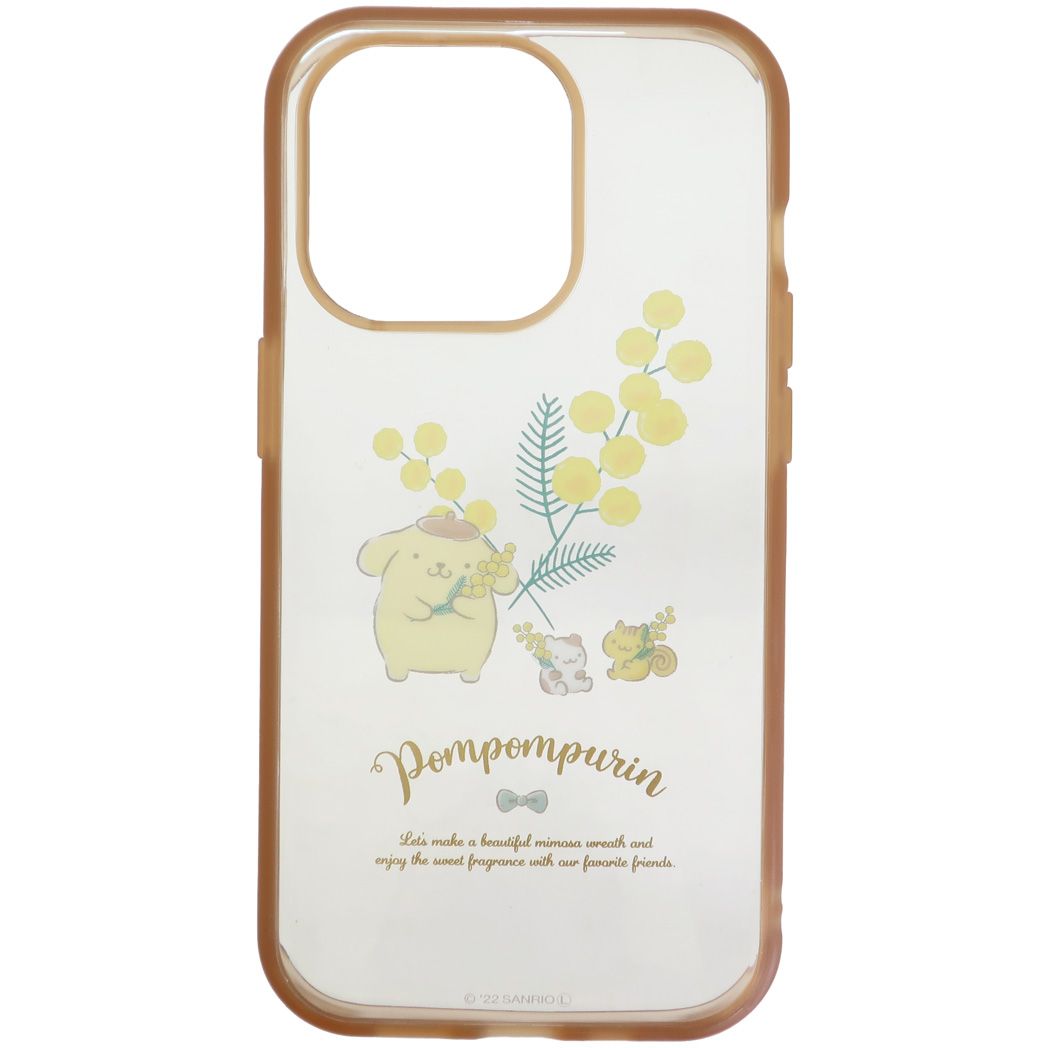 ボンボンドロップシール もじ ポムポムプリン1シートつき iphoneカバーセット