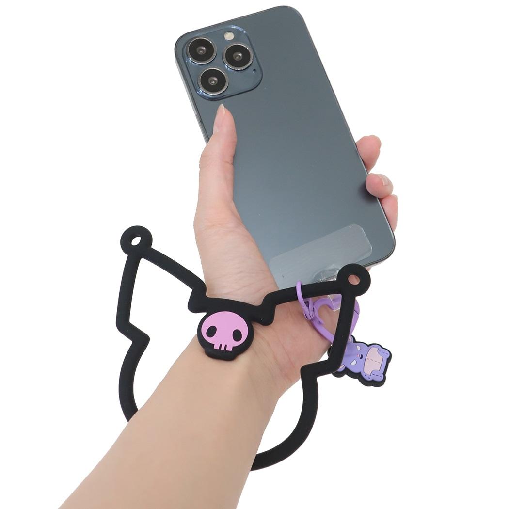 マルチリングプラス シリコンブレスレット スマホアクセ クロミ サンリオ グルマンディーズ 落下防止 スマホホルダー メール便可