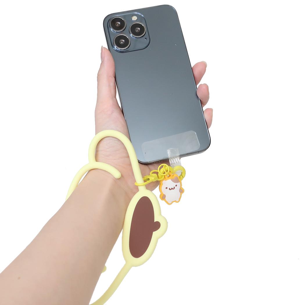 マルチリングプラス シリコンブレスレット スマホアクセ ポムポムプリン サンリオ グルマンディーズ 落下防止 スマホホルダー メール便可