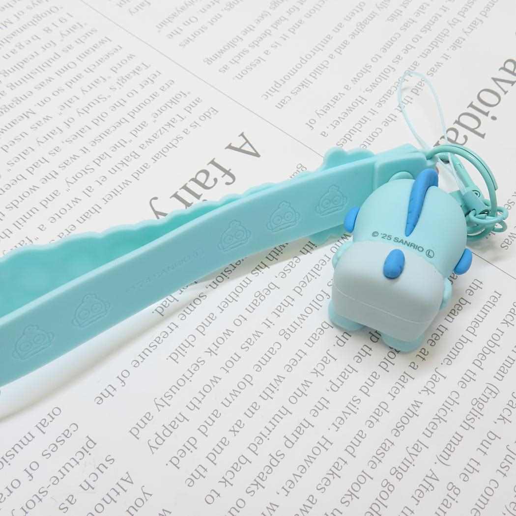 3Dマスコット付きハンドストラップ スマホアクセ ハンギョドン サンリオ グルマンディーズ 携帯ストラップ