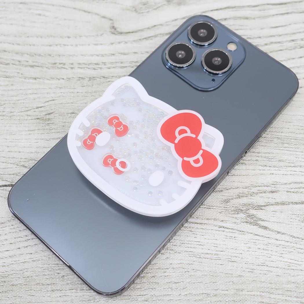 シャカシャカPOCOPOCO スマホアクセ ハローキティ サンリオ グルマンディーズ スマホスタンド メール便可