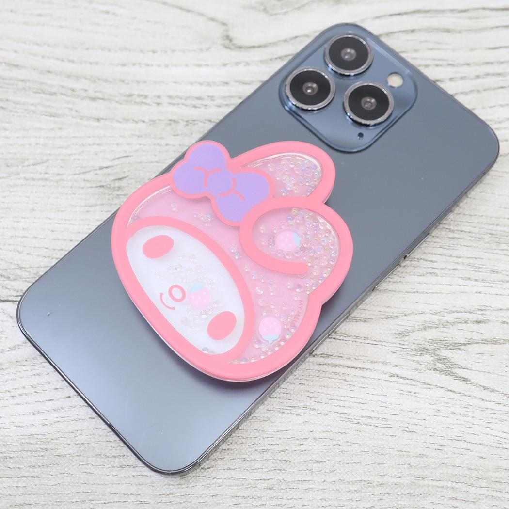 シャカシャカPOCOPOCO スマホアクセ マイメロディ サンリオ グルマンディーズ スマホスタンド メール便可