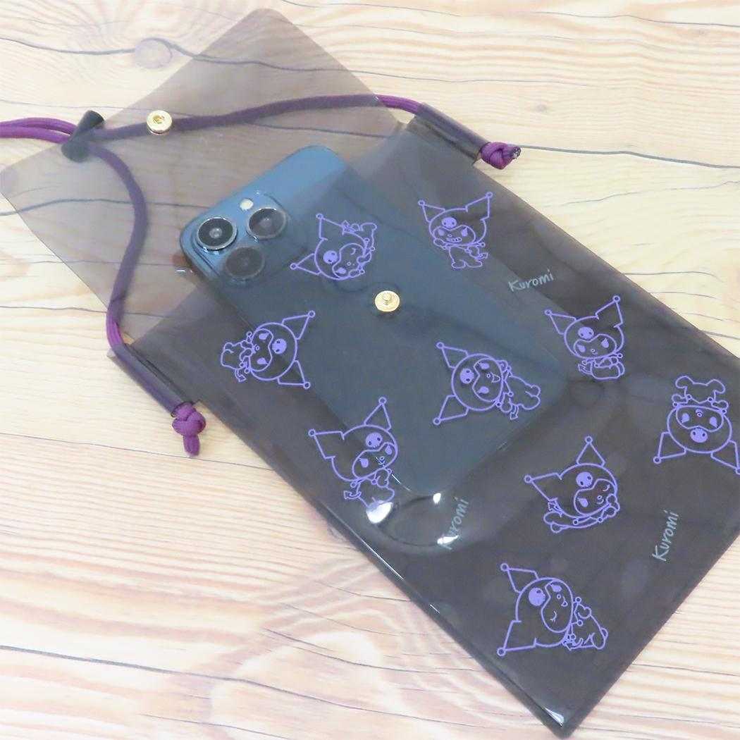 IIIIpocket Clear スマートフォンポーチ スマホポーチ クロミ サンリオ グルマンディーズ 小物入れ メール便可