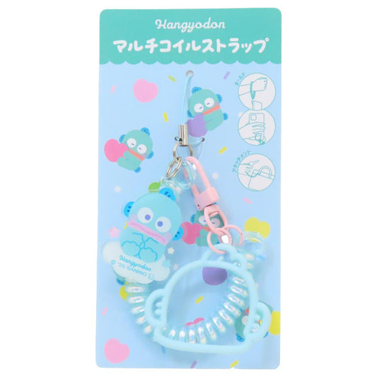 マルチコイルストラップ スマホアクセ ハンギョドン サンリオ グルマンディーズ 携帯ストラップ メール便可