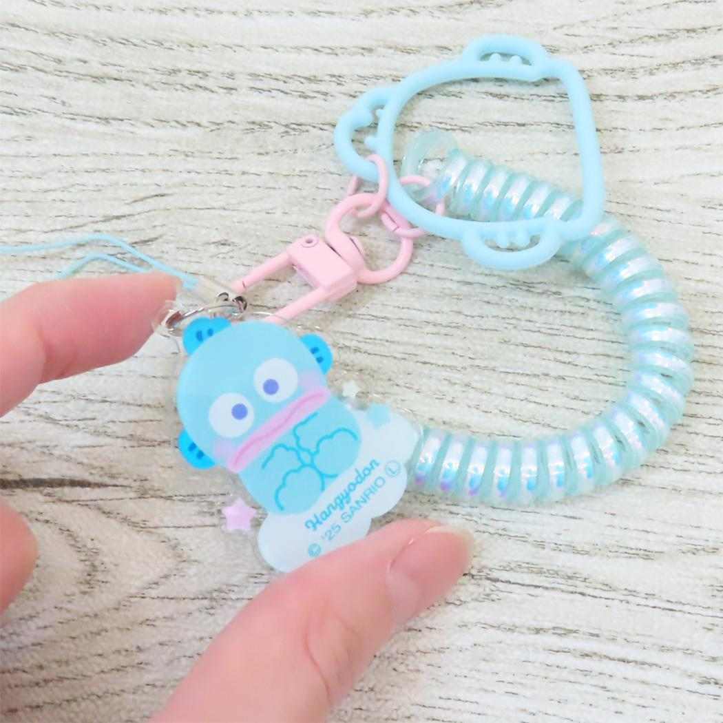 マルチコイルストラップ スマホアクセ ハンギョドン サンリオ グルマンディーズ 携帯ストラップ メール便可
