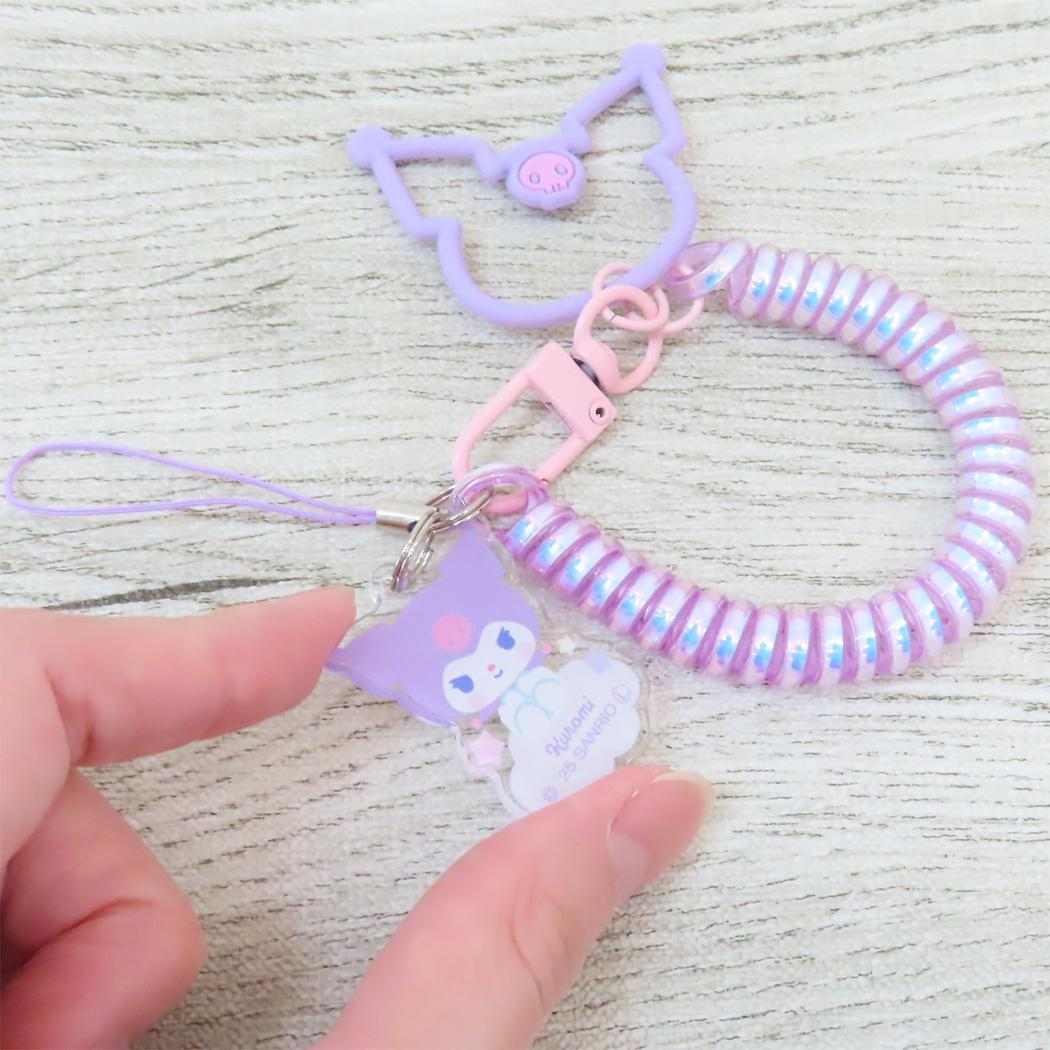 マルチコイルストラップ スマホアクセ クロミ サンリオ グルマンディーズ 携帯ストラップ メール便可