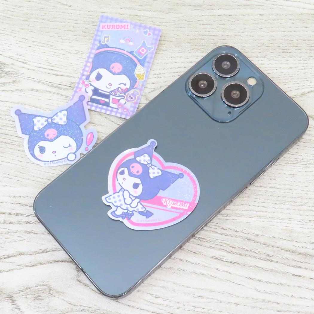 モバイルステッカー ダイカットシール クロミ サンリオ グルマンディーズ デコシール メール便可