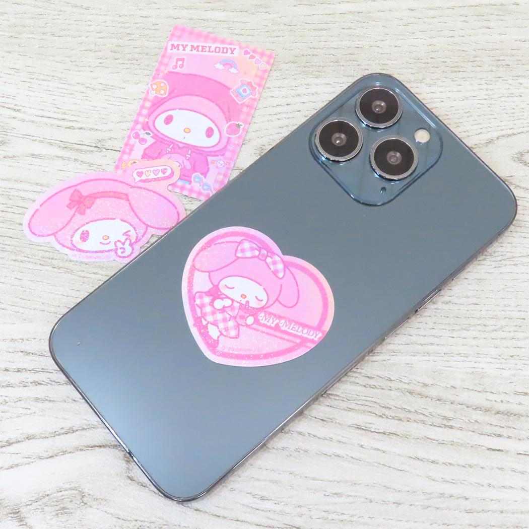 モバイルステッカー ダイカットシール マイメロディ サンリオ グルマンディーズ デコシール メール便可