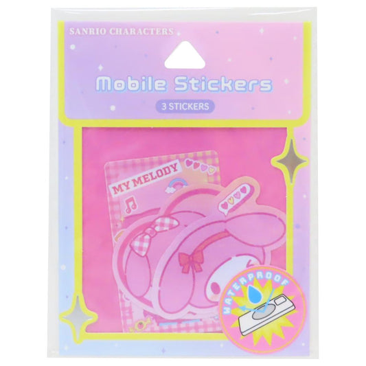 モバイルステッカー ダイカットシール マイメロディ サンリオ グルマンディーズ デコシール メール便可