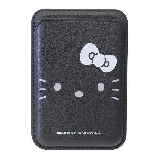 ハローキティ カードケース カードウォレット for MagSafe ブラック サンリオ グルマンディーズ