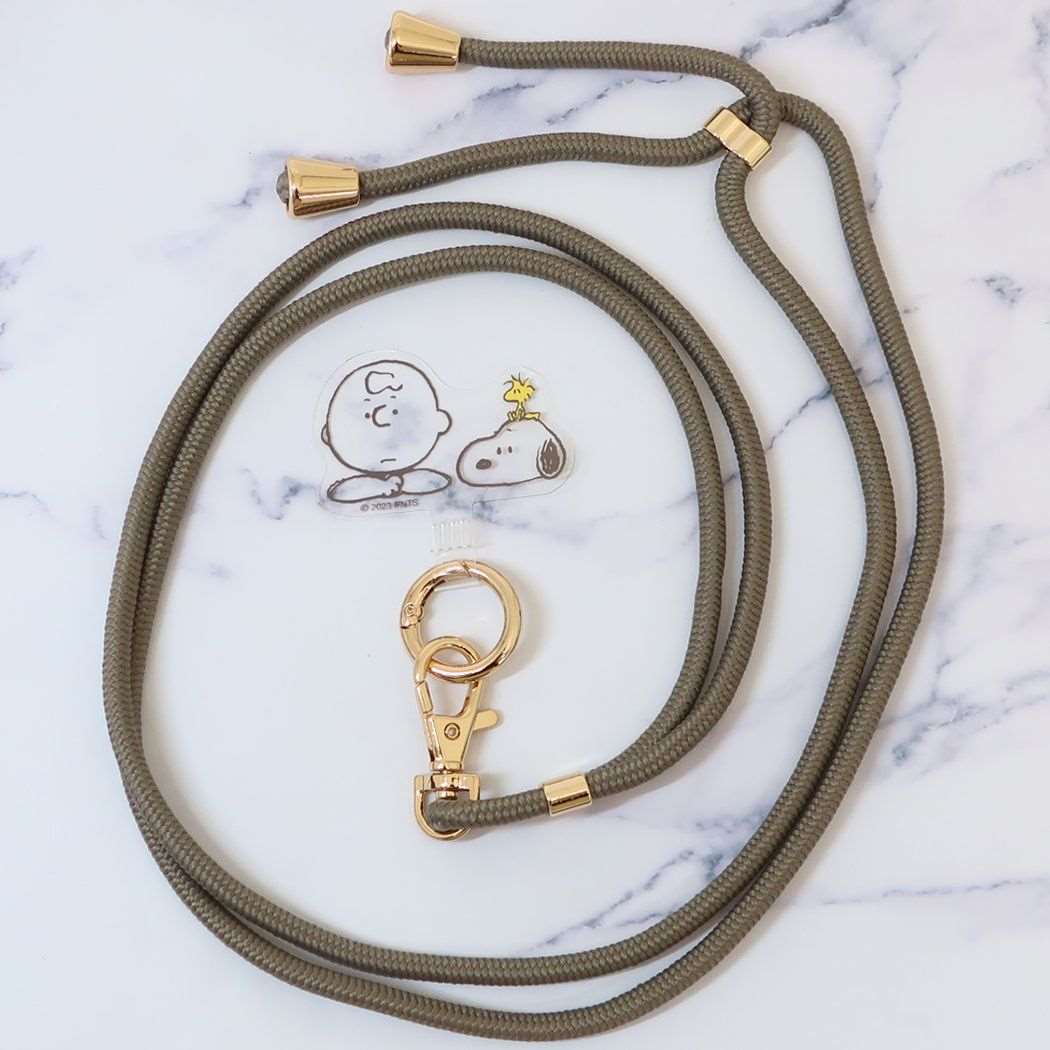 マルチリングプラス ストラップセット スマホアクセ スヌーピー みんな ピーナッツ グルマンディーズ スマホリング ショルダーストラップ スマホショルダー メール便可