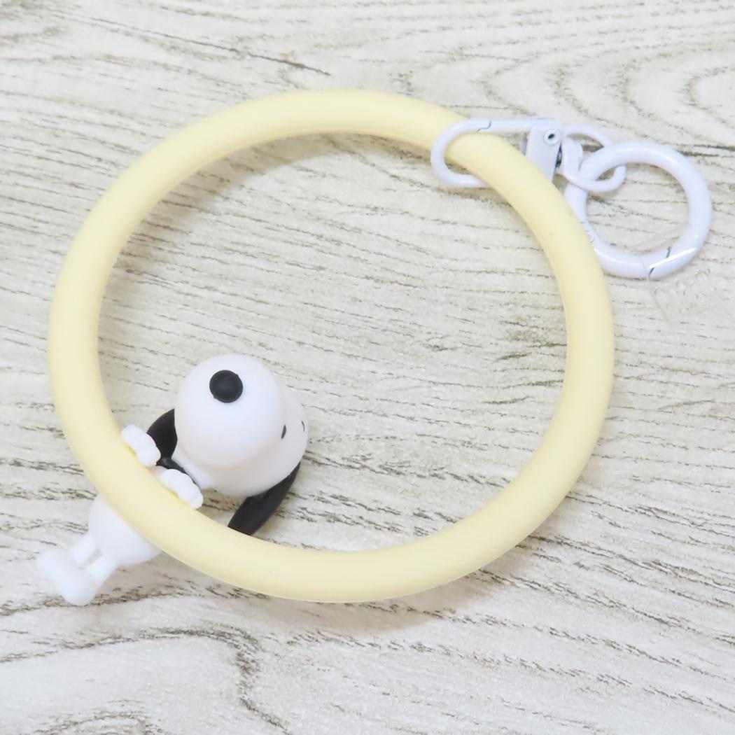 マルチリングプラス シリコンブレスレット スマホアクセ スヌーピー ピーナッツ グルマンディーズ 落下防止 スマホホルダー