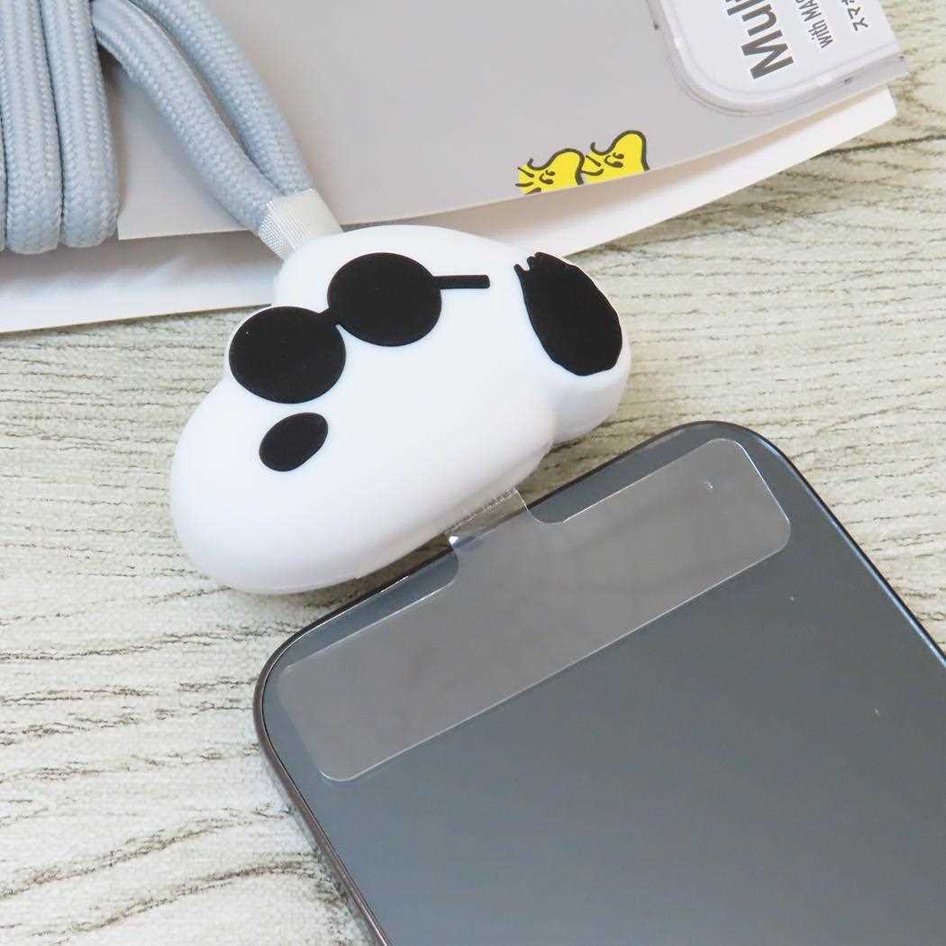 マルチリングプラスマスコットストラップ スマホアクセ スヌーピー ジョークール ピーナッツ グルマンディーズ ショルダーストラップ スマホショルダー