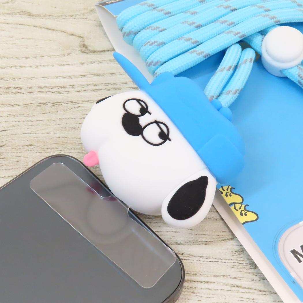 マルチリングプラスマスコットストラップ スマホアクセ スヌーピー オラフ ピーナッツ グルマンディーズ ショルダーストラップ スマホショルダー メール便可
