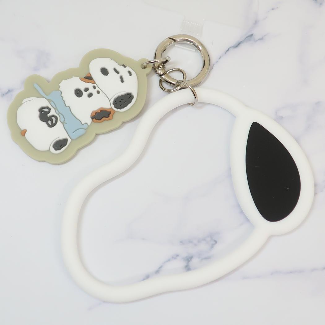 マルチリングプラス シリコンブレスレット スマホアクセ スヌーピー きょうだい ピーナッツ グルマンディーズ 落下防止 スマホホルダー メール便可