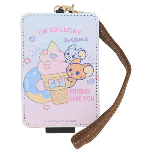 ICカードケース 定期入れ トムとジェリー とむとじぇりーごっこ A ワーナーブラザース グルマンディーズ パスケース メール便可