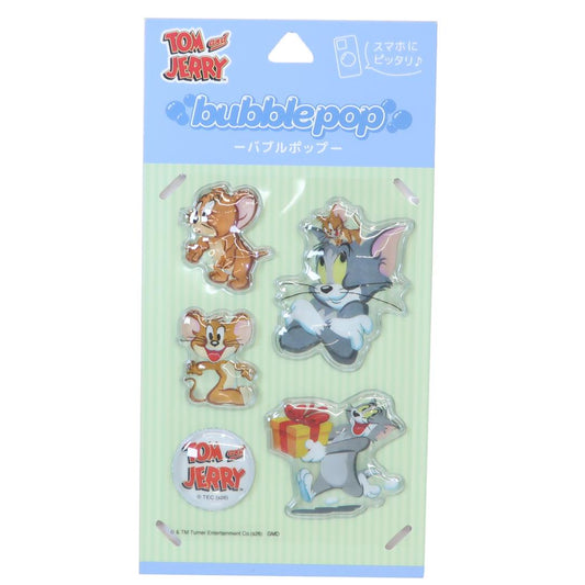 トム＆ジェリー シールシート bubble pop バブルポップシール Aタイプ ワーナーブラザース グルマンディーズ