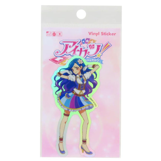 ホログラムステッカー ダイカットシール アイカツ！ 風沢そら ゼネラルステッカー 耐水耐光 デコステッカー メール便可