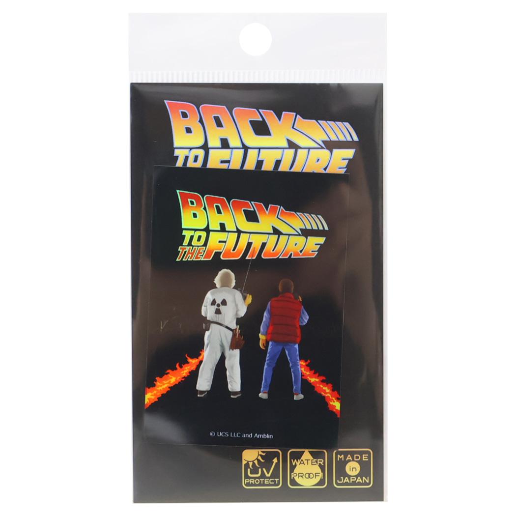 ホログラムステッカー ダイカットシール バックトゥザフューチャー アート02 ゼネラルステッカー 耐水耐光 デコステッカー 日本製 映画メール便可