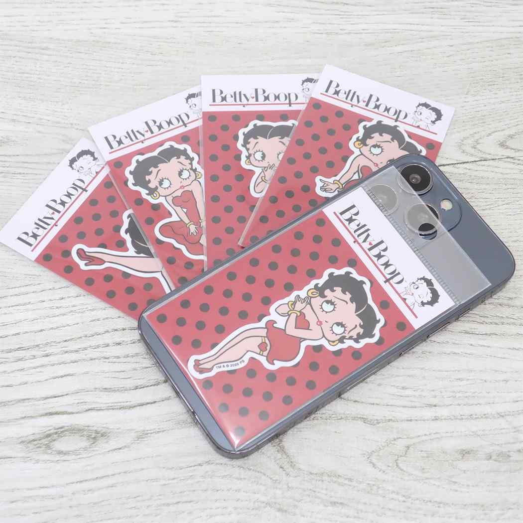 ビニールステッカー ダイカットシール ベティブープ ポーズ04 BETTY BOOP ゼネラルステッカー デコステッカー 耐水耐光 メール便可