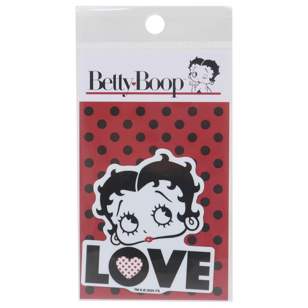 ビニールステッカー ダイカットシール ベティブープ LOVE01 BETTY BOOP ゼネラルステッカー デコステッカー 耐水耐光 メール便可
