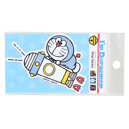 アイムドラえもん ダイカットシール ダイカットビニールステッカー ライト型ロケット サンリオ ゼネラルステッカー デコステッカー 耐水耐光 日本製 アニメキャラクター グッズ メール便可 シネマコレクション