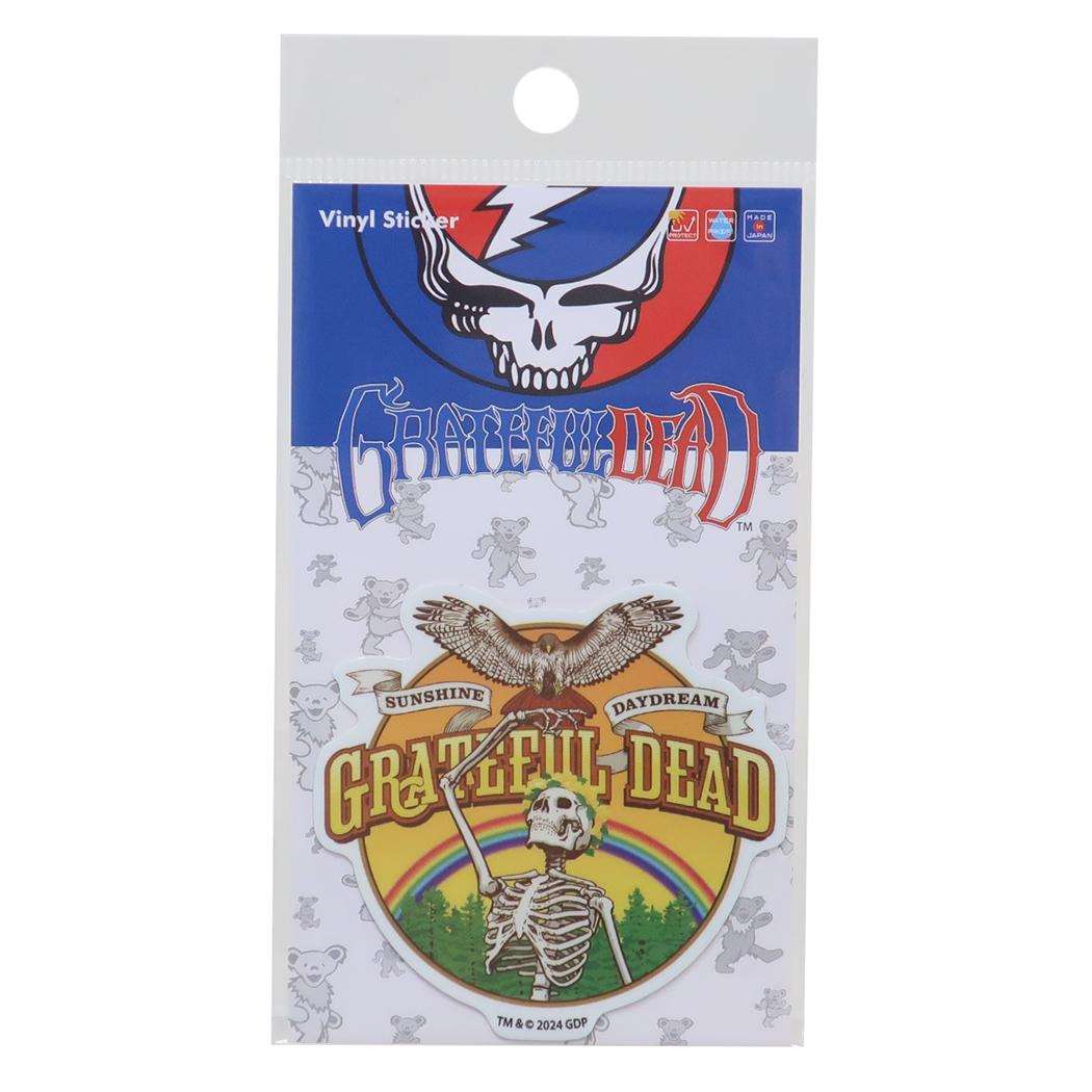 ダイカットビニールステッカー ビニールシール GRATEFUL DEAD グレイトフルデッド SUNSHINE DAYDREAM ゼネラルステッカー デコステッカー 耐水耐光 メール便可