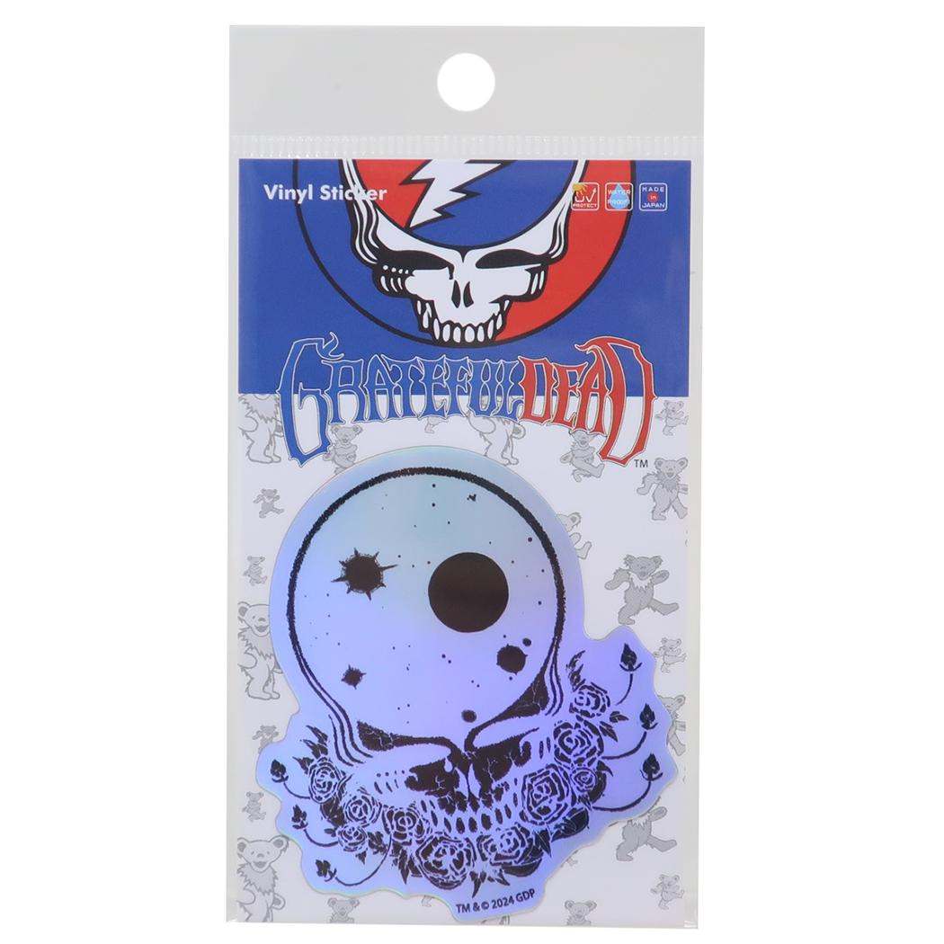 ダイカットホログラムステッカー ステッカー GRATEFUL DEAD グレイトフルデッド SPACE YOUR FACE ゼネラルステッカー デコステッカー 耐水耐光 メール便可