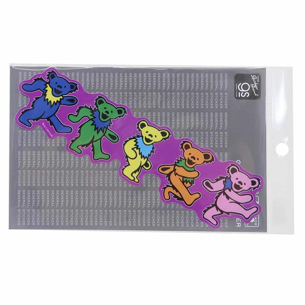 ビッグサイズステッカー ビッグシール GRATEFUL DEAD グレイトフルデッド DANCING BEARS ゼネラルステッカー 車用ステッカー カー用品 耐光 耐水 メール便可