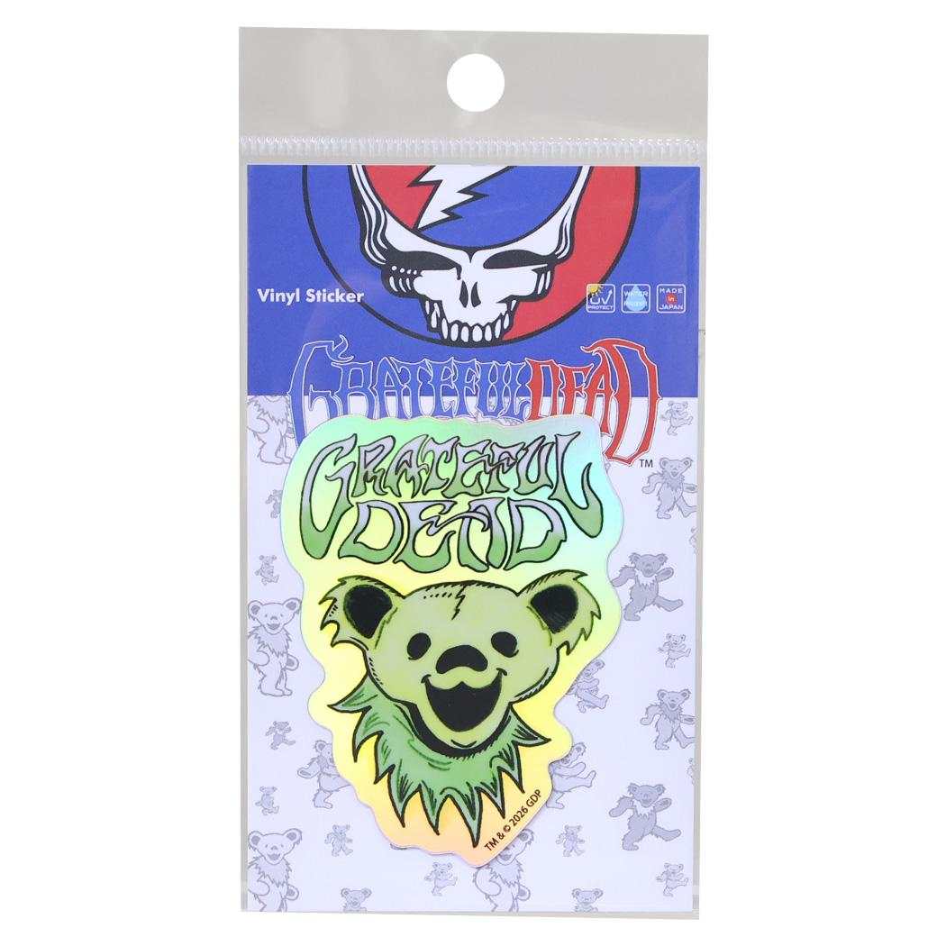 GRATEFUL DEAD ビニールシール ホログラムステッカー BEAR フェイス ゼネラルステッカー