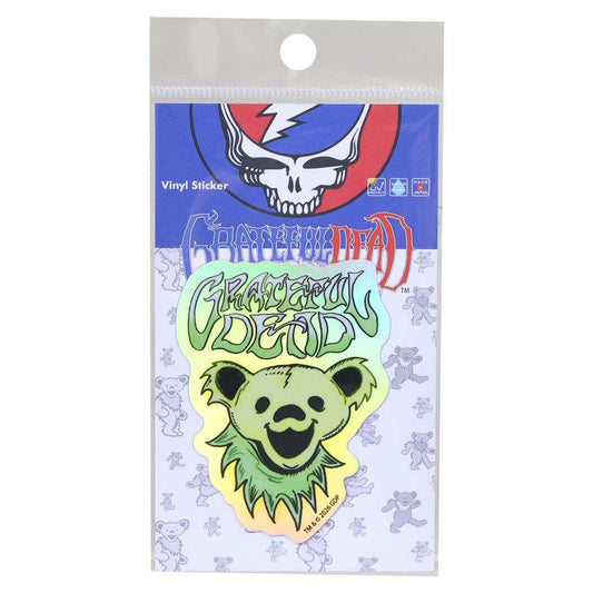GRATEFUL DEAD ビニールシール ホログラムステッカー BEAR フェイス ゼネラルステッカー