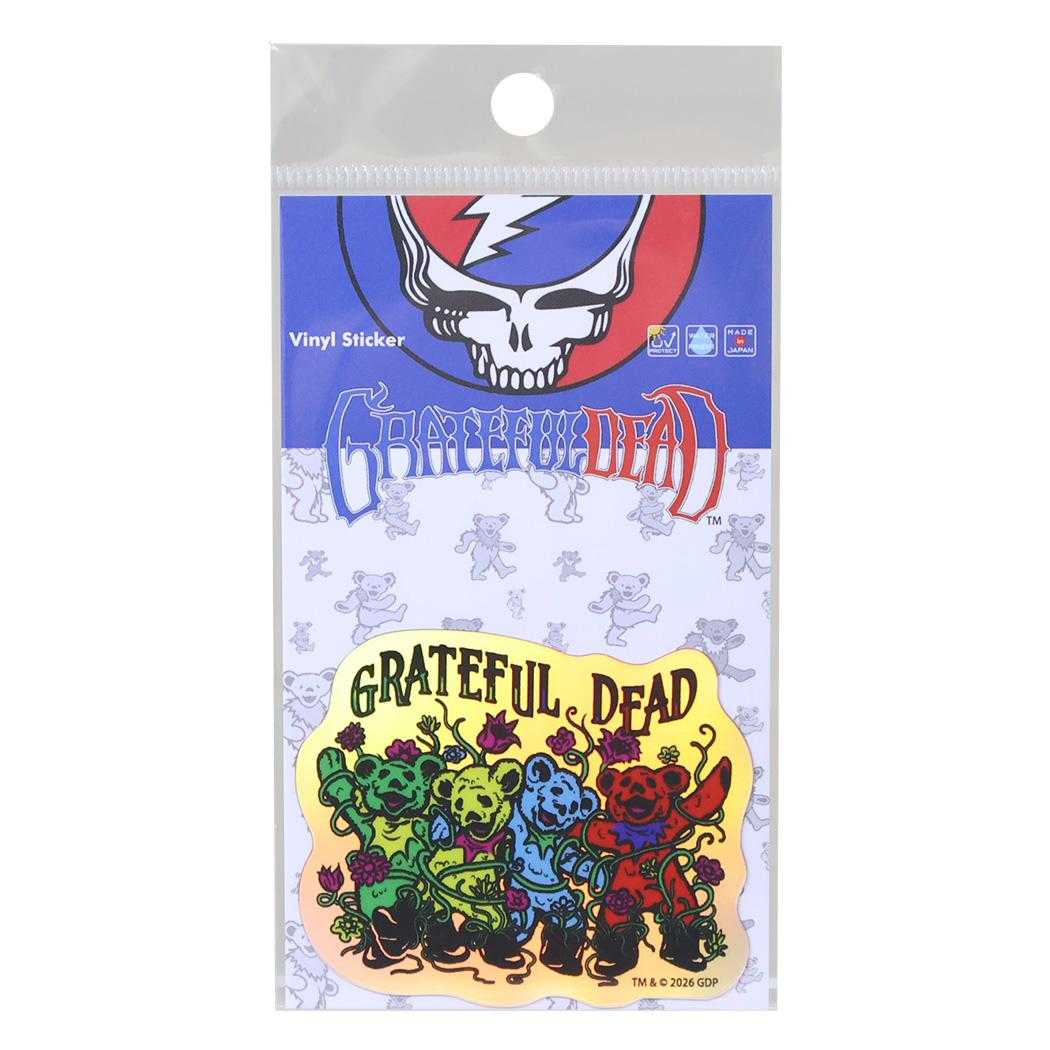 GRATEFUL DEAD ビニールシール ホログラムステッカー Garden Boot Bears ゼネラルステッカー