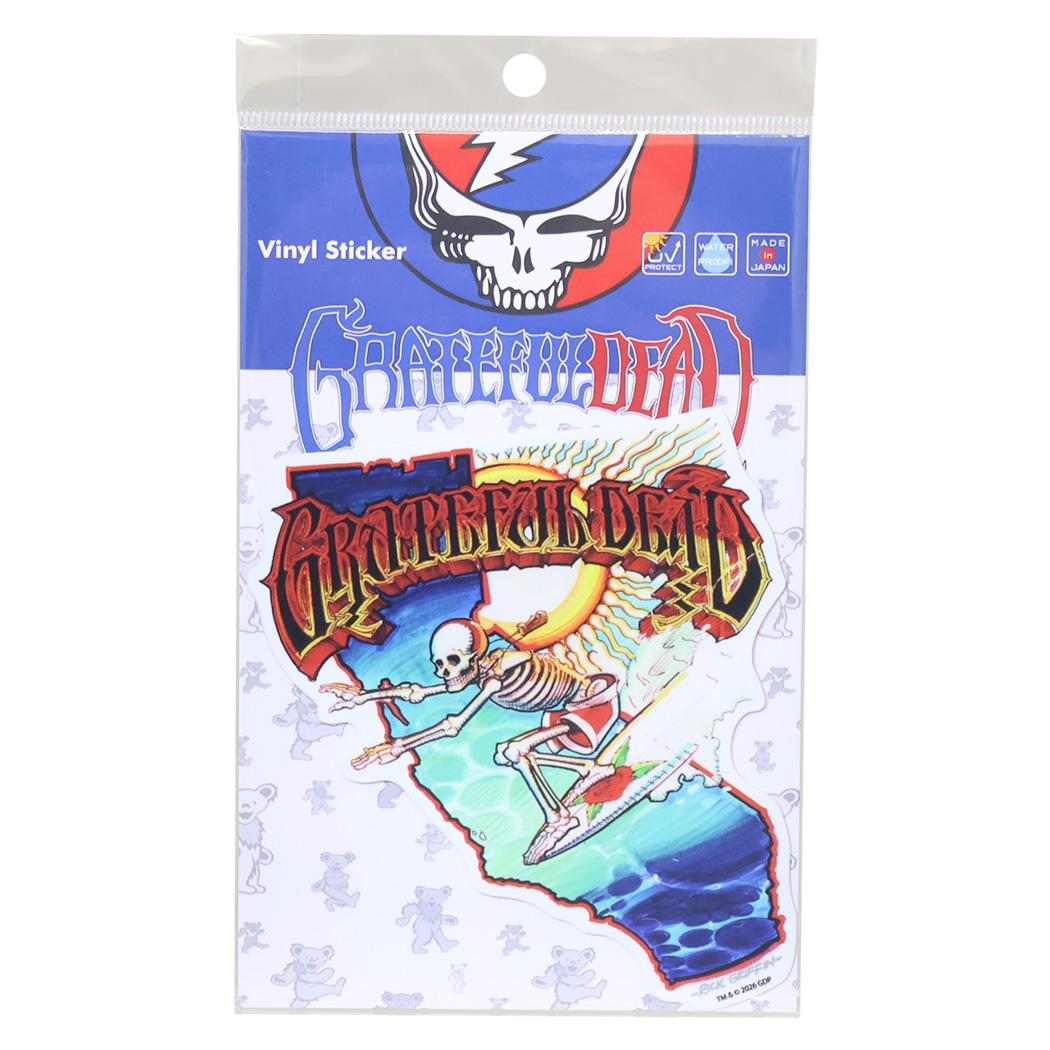 GRATEFUL DEAD ビッグシール ビッグサイズステッカー Surfing Skeleton ゼネラルステッカー
