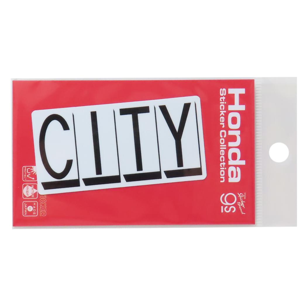 ビニールステッカー ダイカットシール Honda四輪ロゴ CITY 1981 自動車 ゼネラルステッカー デコステッカー 耐水耐光 シンプル コレクション カスタム メール便可