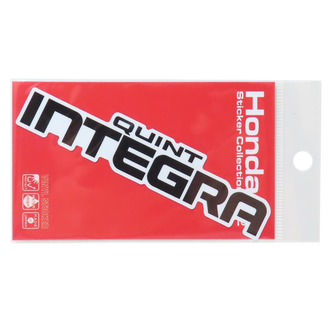 ビニールステッカー ダイカットシール Honda四輪ロゴ QUINT INTEGRA 自動車 ゼネラルステッカー デコステッカー 耐水耐光 シンプル コレクション カスタム メール便可