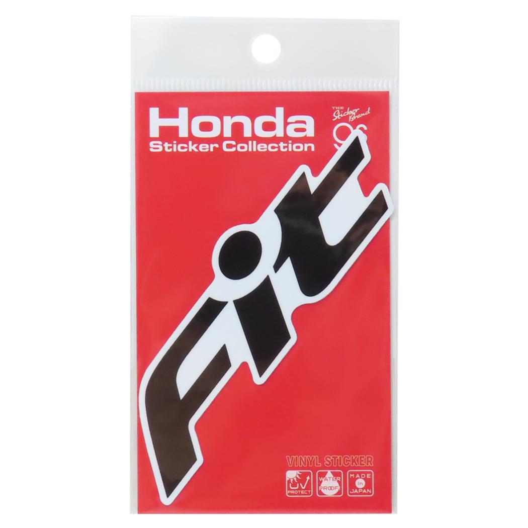 ビニールステッカー ダイカットシール Honda四輪ロゴ FIT 2001 自動車 ゼネラルステッカー デコステッカー 耐水耐光 シンプル コレクション カスタム メール便可
