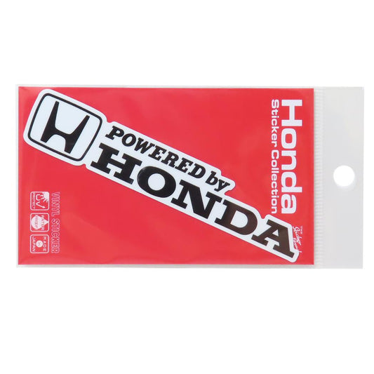 ビニールステッカー ダイカットシール Honda四輪ロゴ Powered by Honda 1983-1992 自動車 ゼネラルステッカー デコステッカー 耐水耐光 シンプル コレクション カスタム メール便可